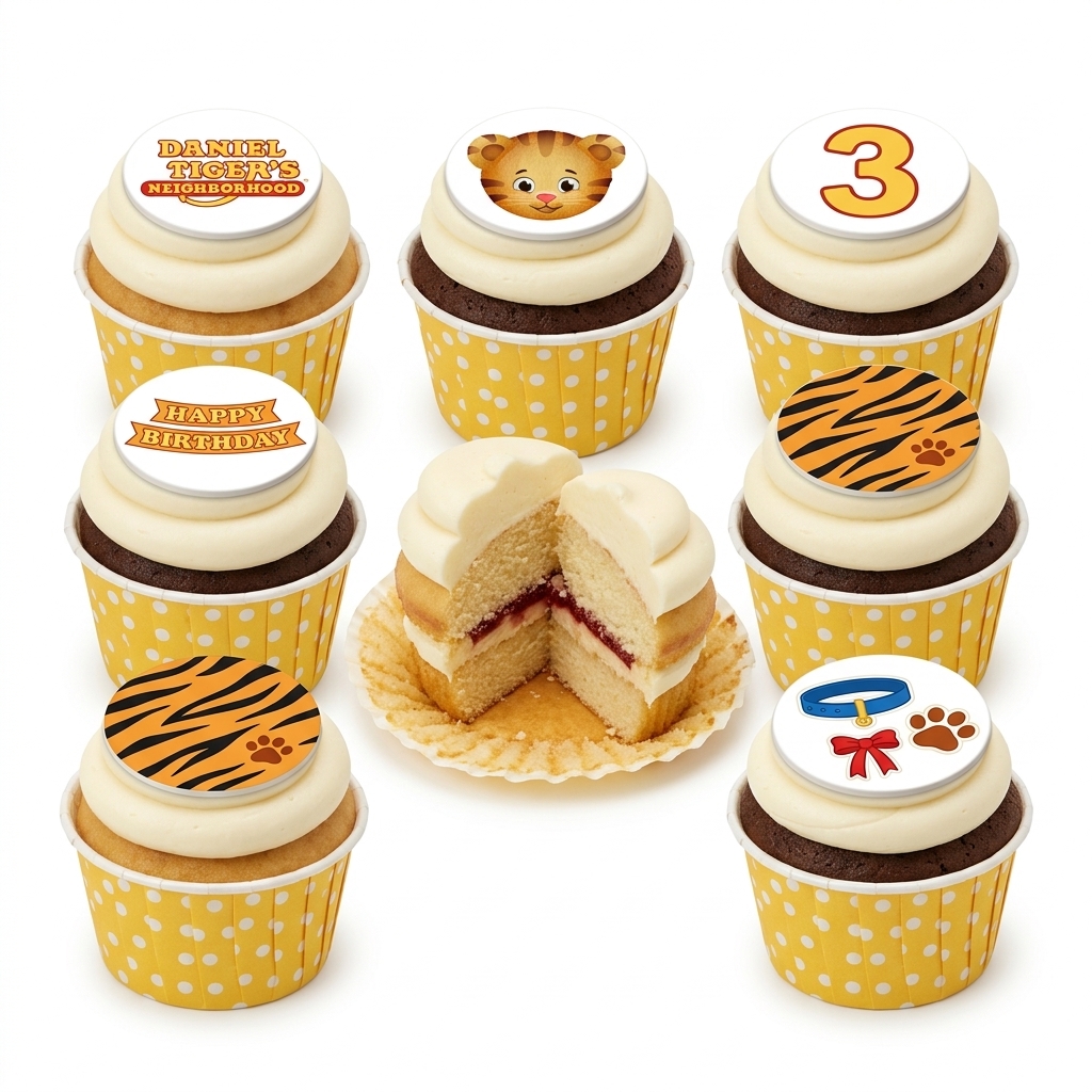 Daniel Tiger's Neighborhood Birthday Cupcakes