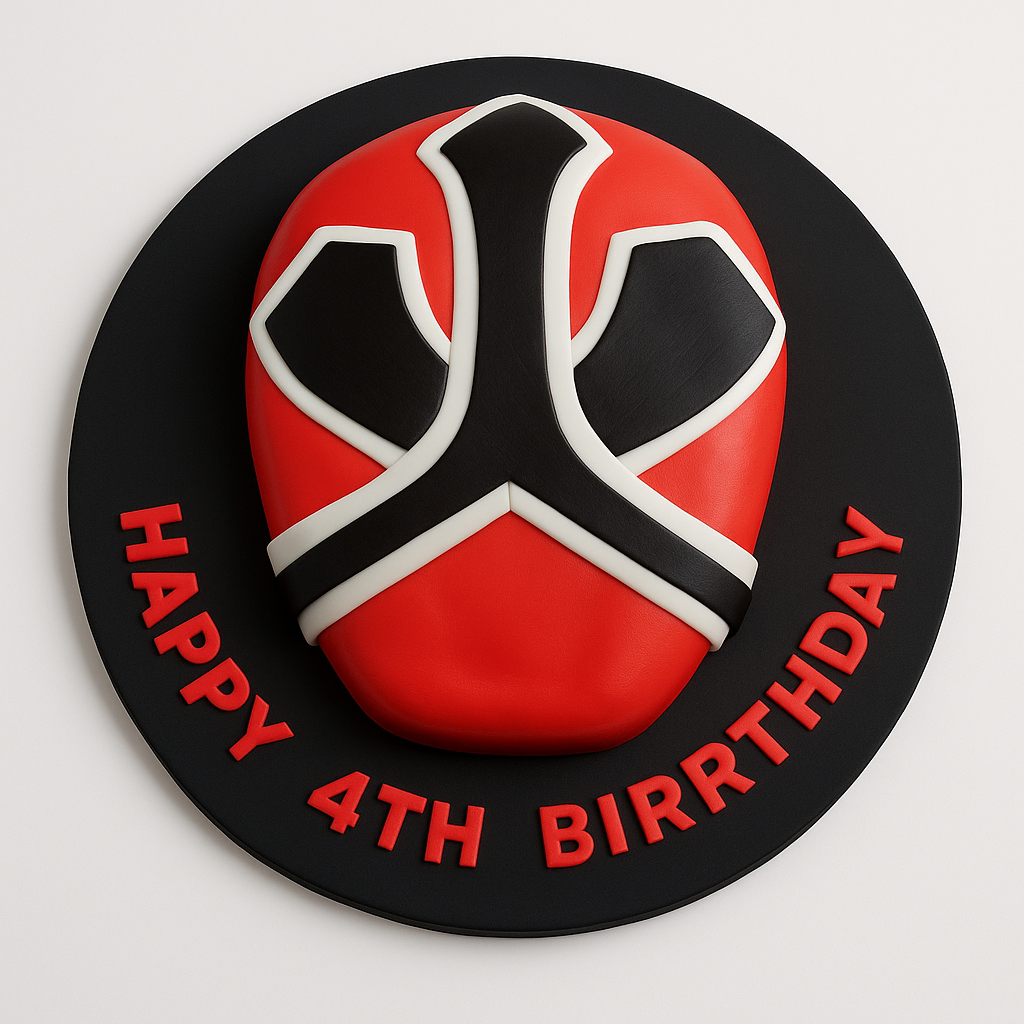 Deadpool Birthday Cake