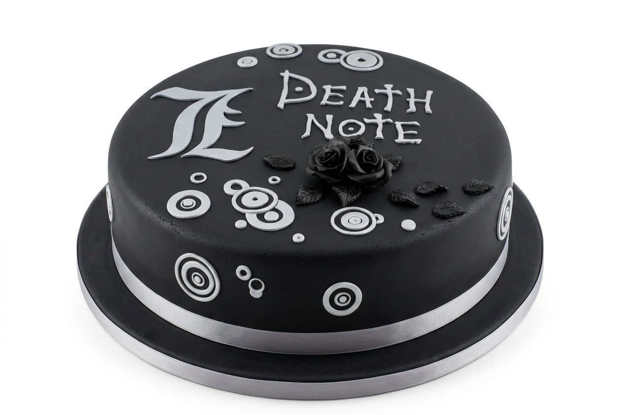 Death Note Anime Birthday Cake