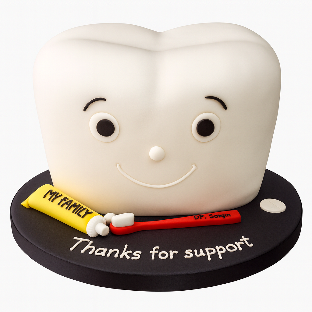 Dental Doctor tooth cake