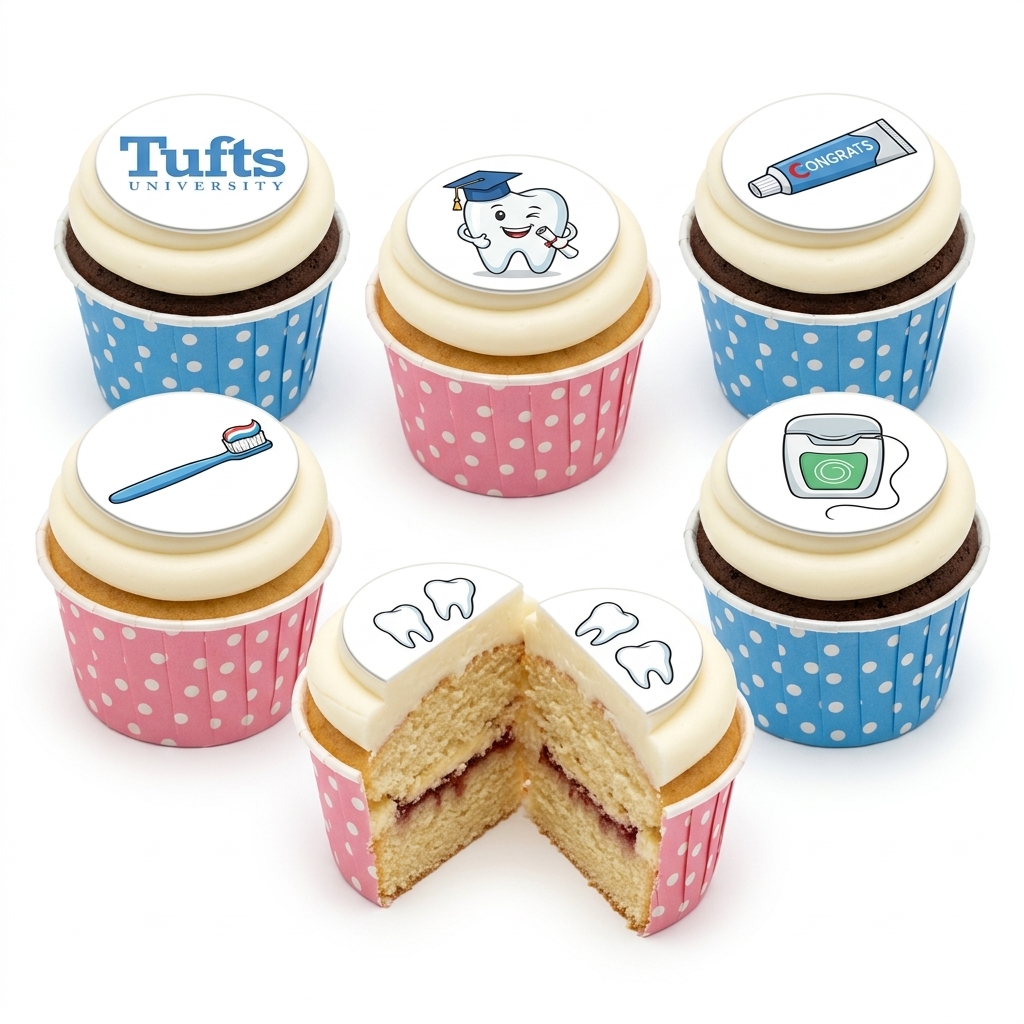 Dental Graduation Cupcakes