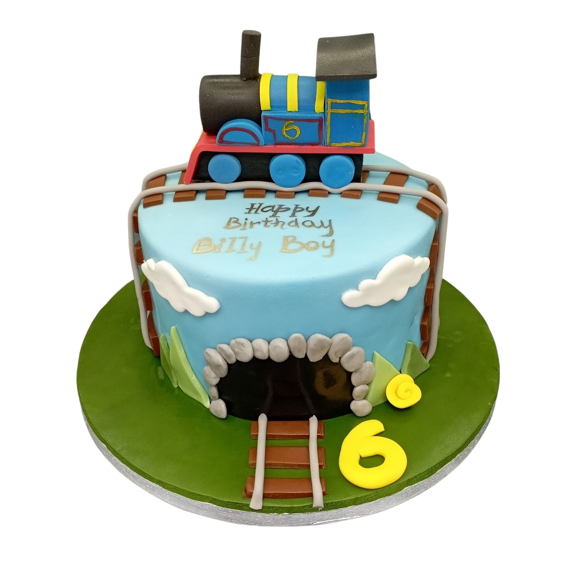 Derailed Thomas The Tank Engine Birthday Cake