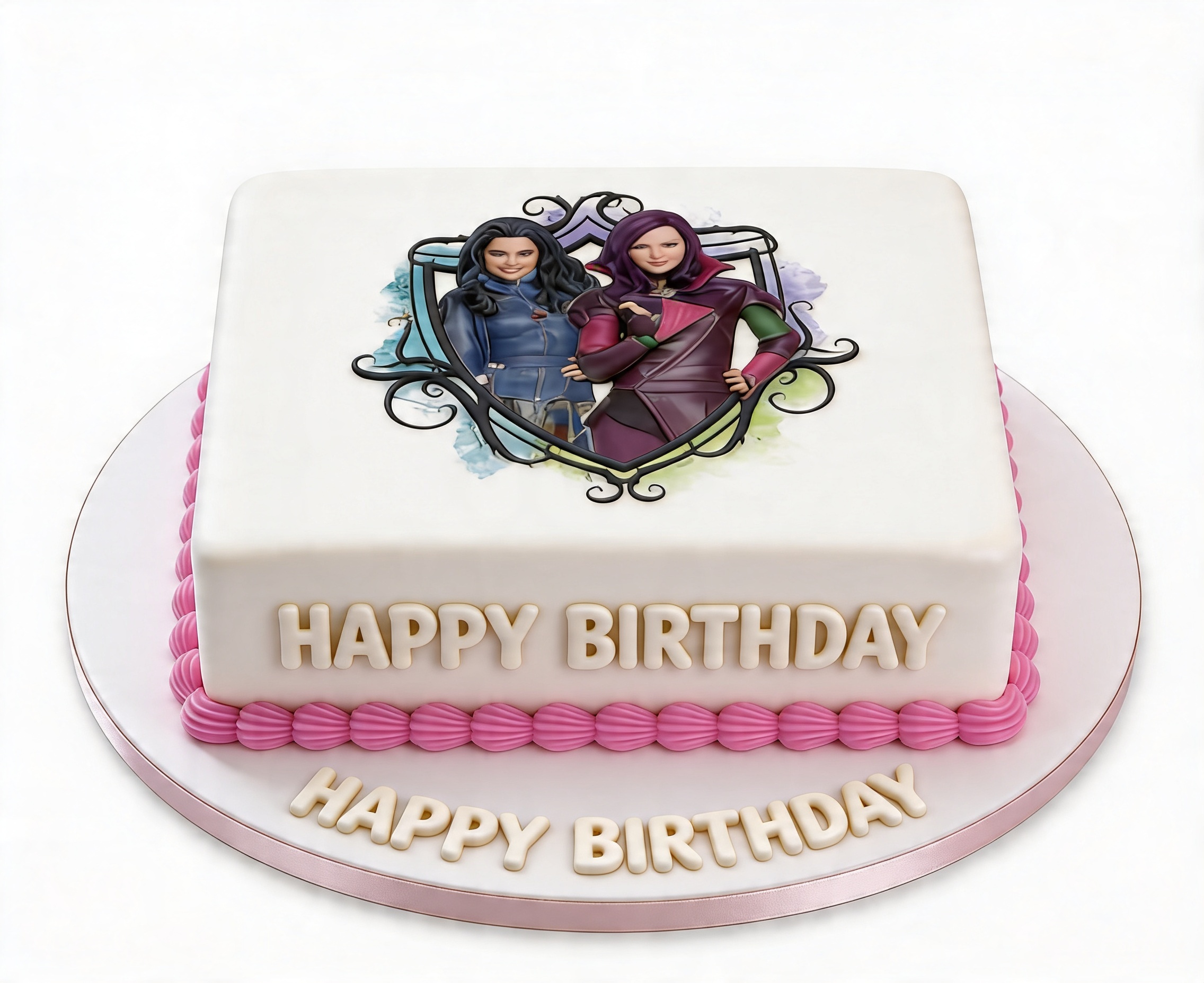 Descendants Theme Birthday Cake