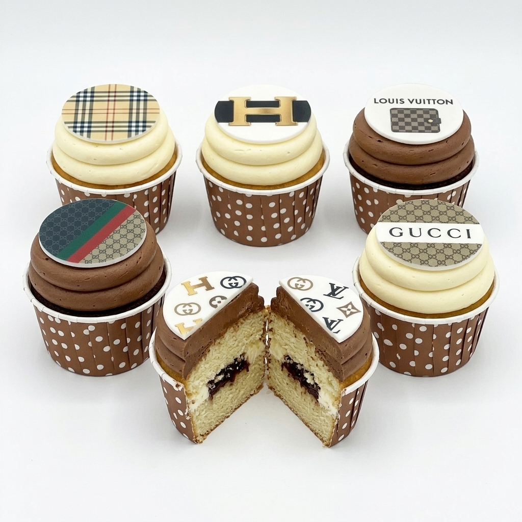 Luxury Designer Brand Cupcakes