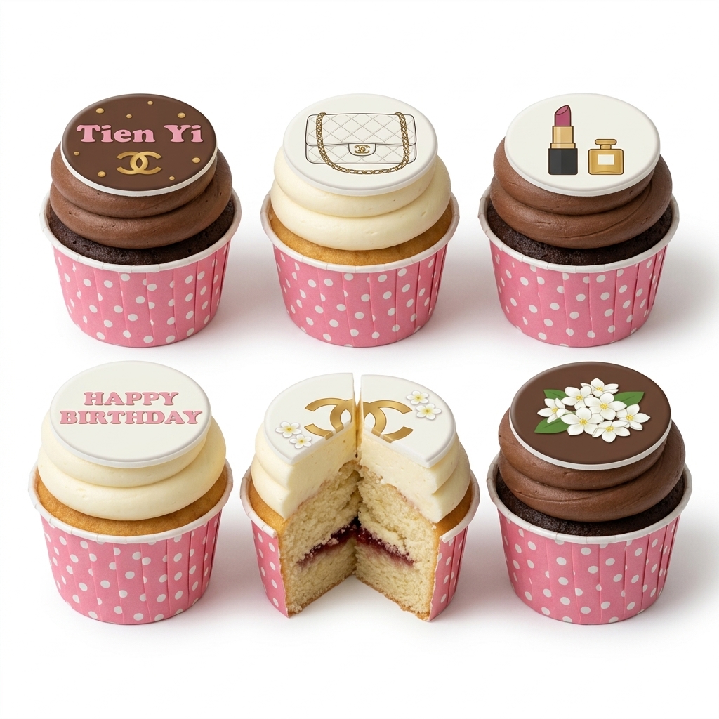 Chanel Birthday Cupcakes for Her