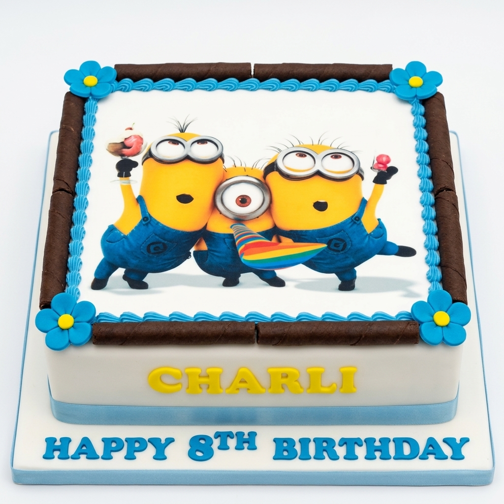 Minions Birthday Cake for Kids