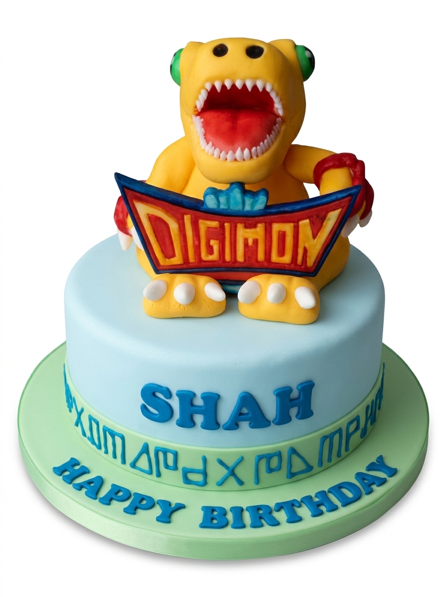 Digimon Birthday Cake for Kids