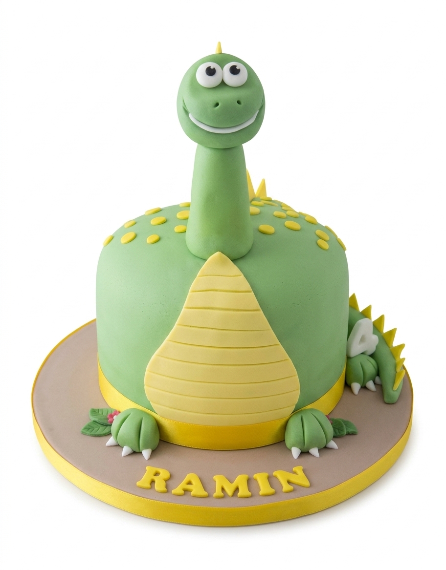 Dinosaur Birthday Cake for Kids