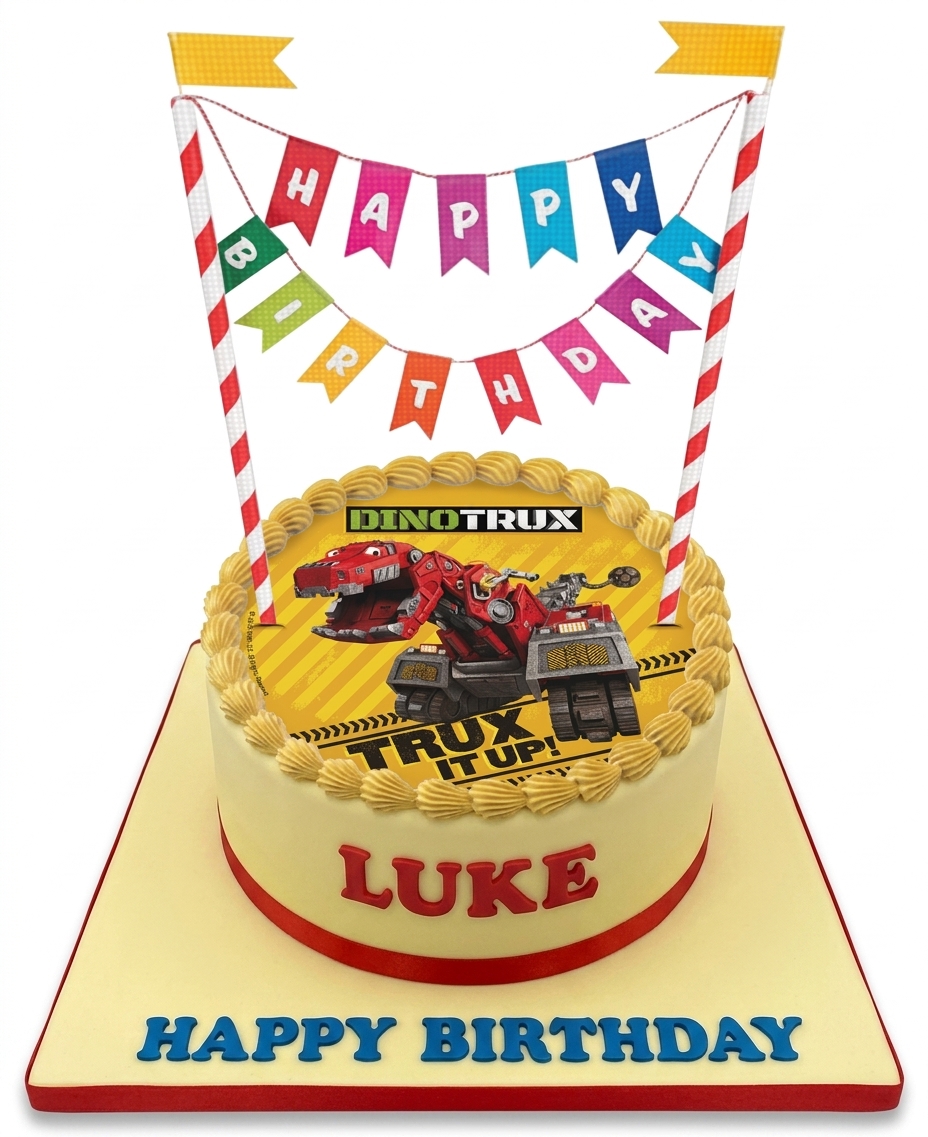 Dinotrux Birthday Cake