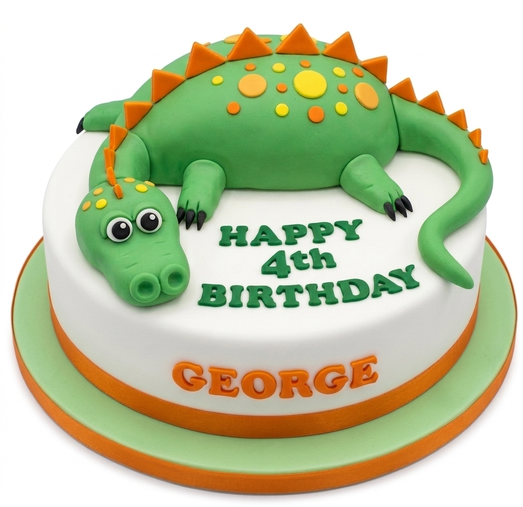 Dinosaur Birthday Cake for Kids