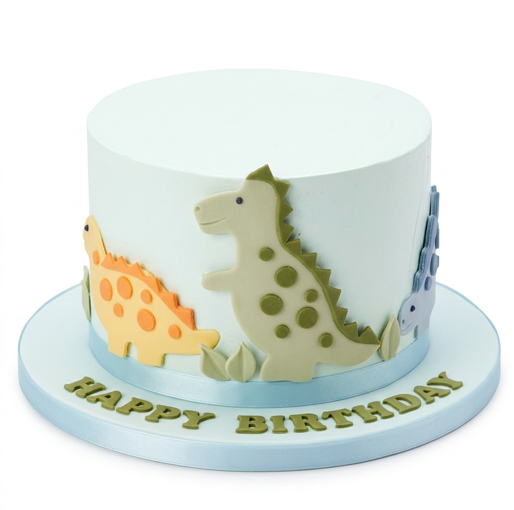 Dinosaur Birthday Cake for Kids