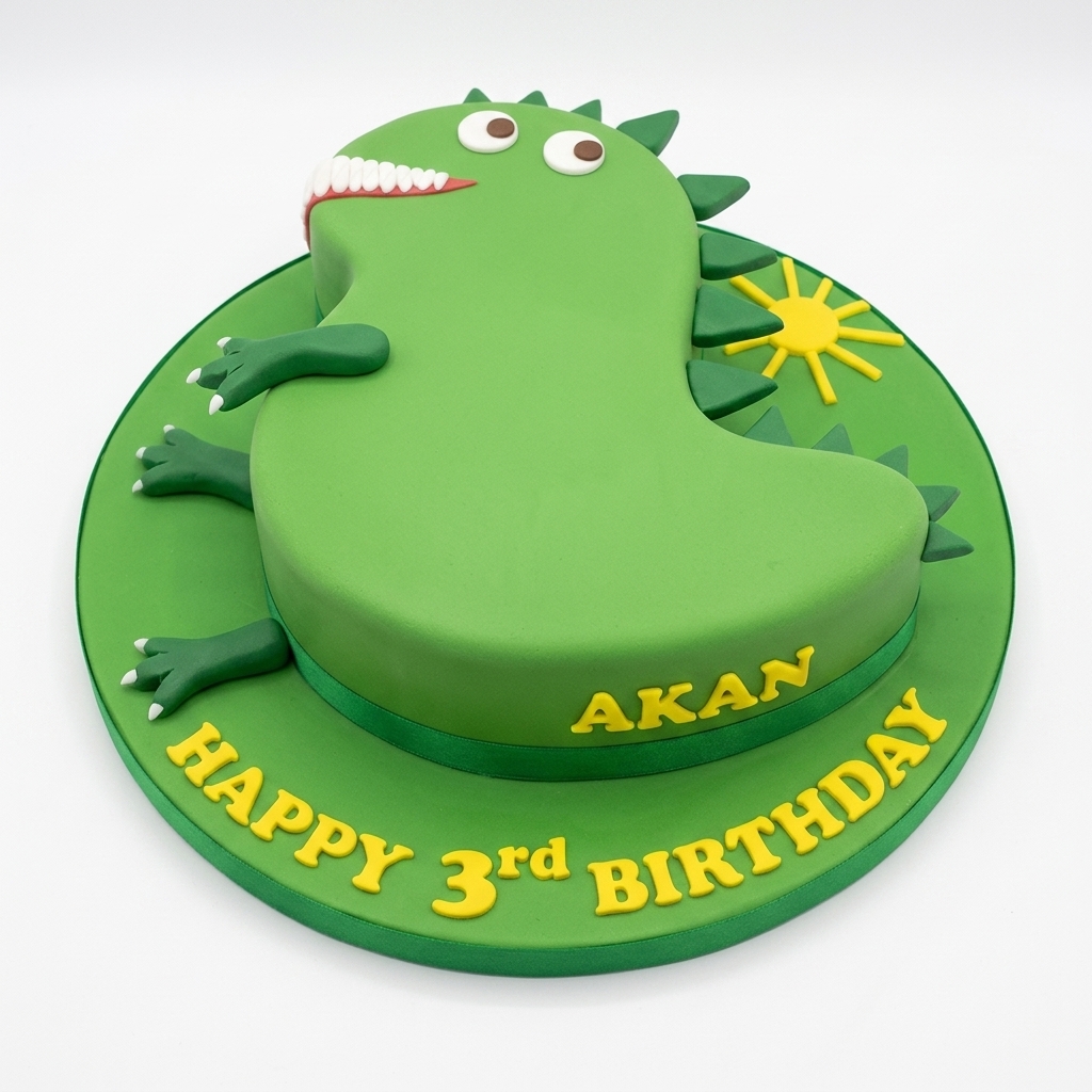 Dinosaur Birthday Cake for Kids