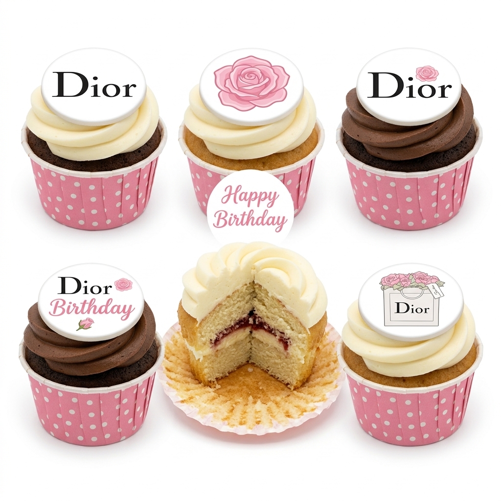 Dior Birthday Cupcakes for Her