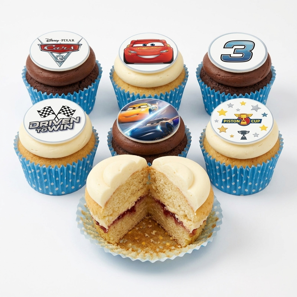 Disney Cars Birthday Cupcakes