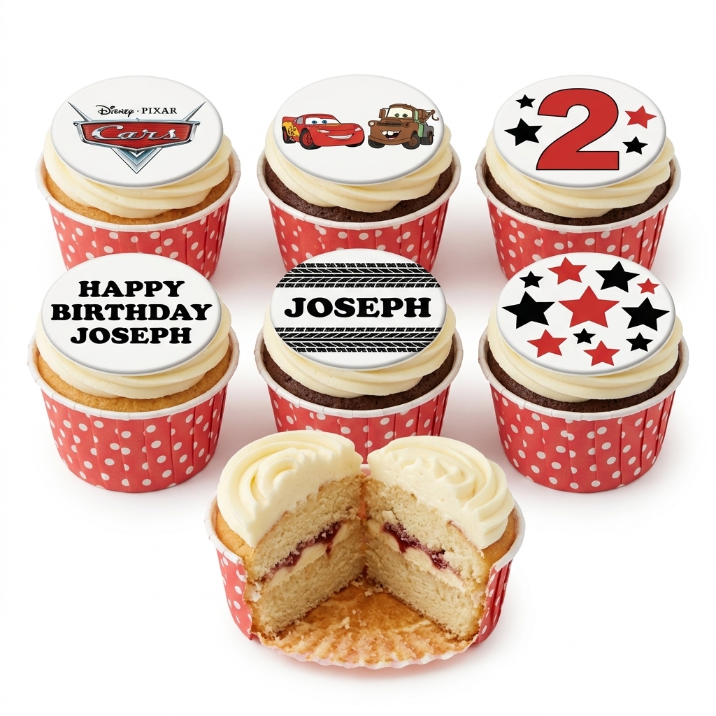 Disney Cars Birthday Cupcakes