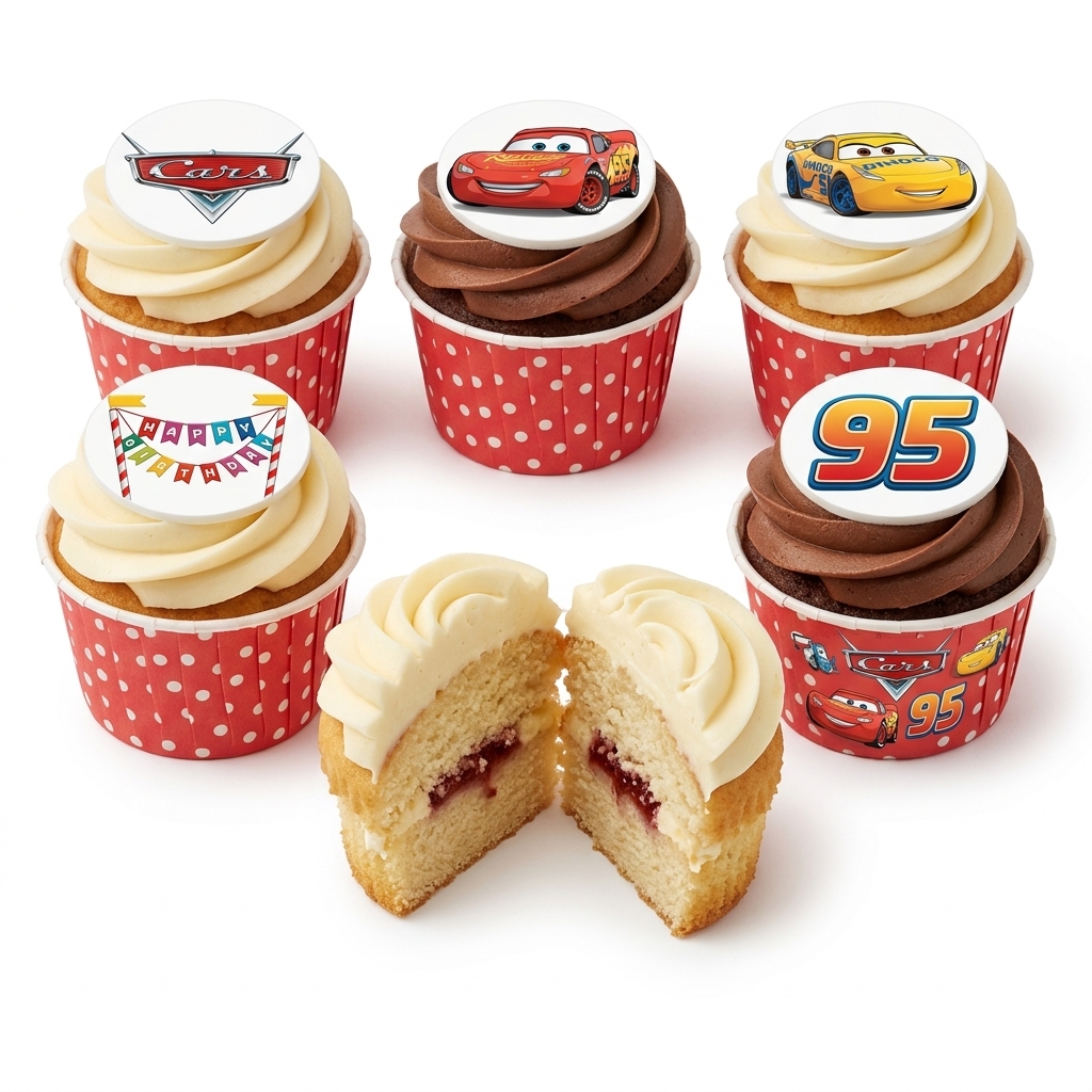 Disney Cars Birthday Cupcakes