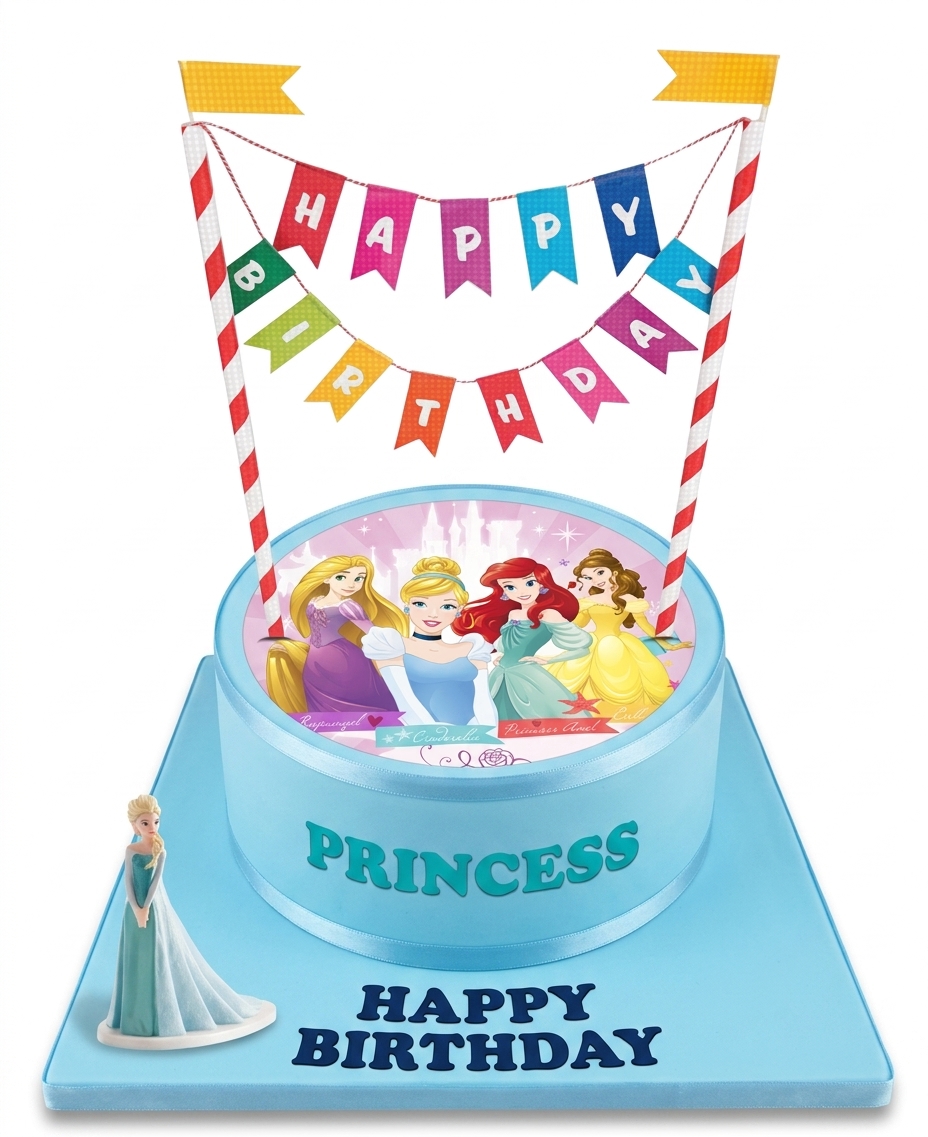 Disney Princess Birthday Cake for Girls