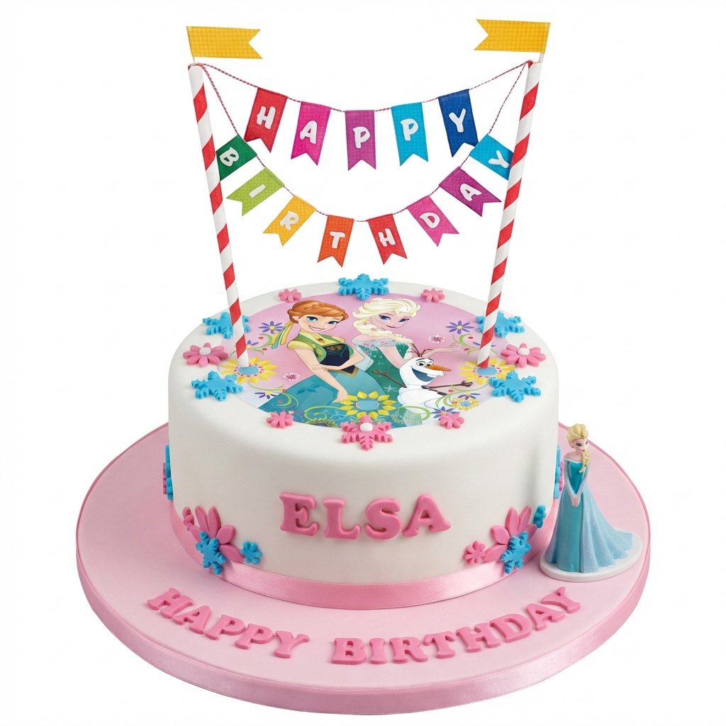 Disney Frozen Elsa Birthday Cake