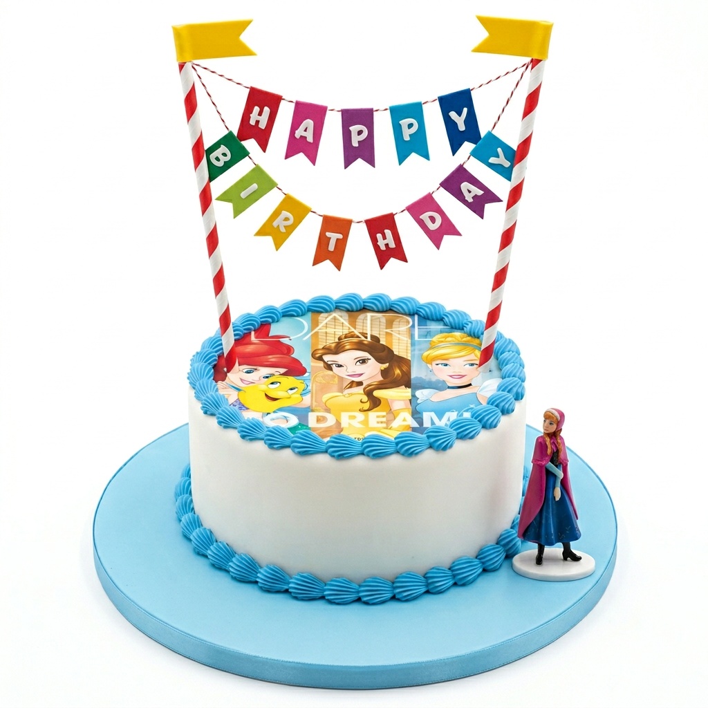 Disney Princess Birthday Cake for Girls