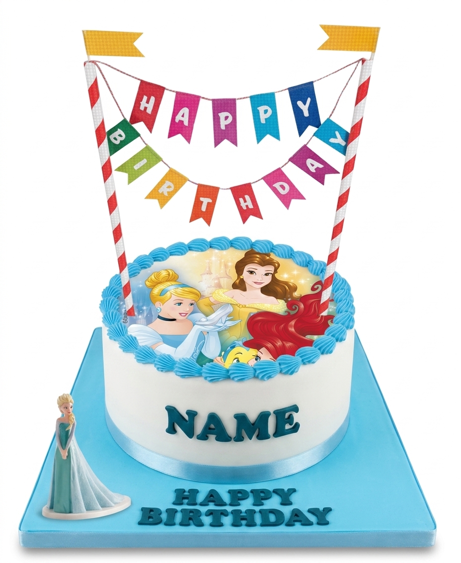 Disney Princess Birthday Cake for Girls