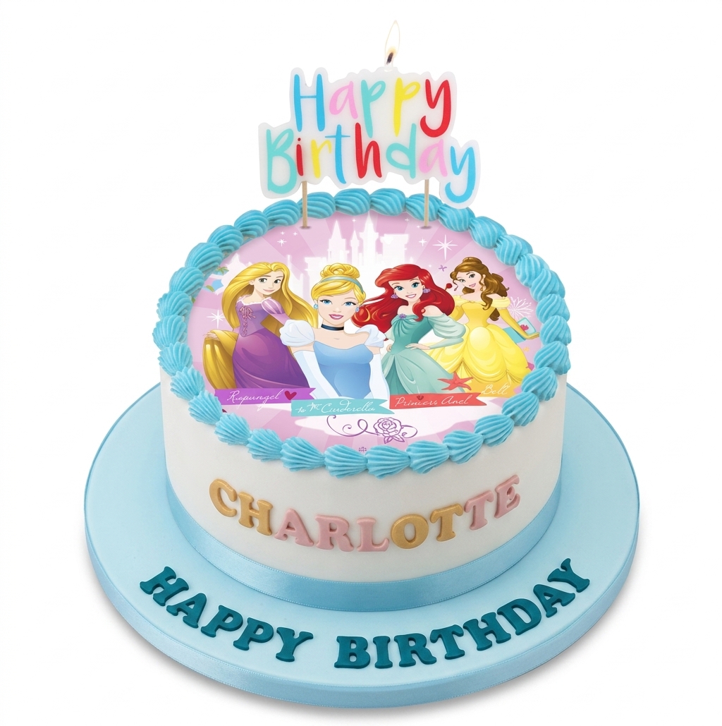 Disney Princess Birthday Cake for Girls
