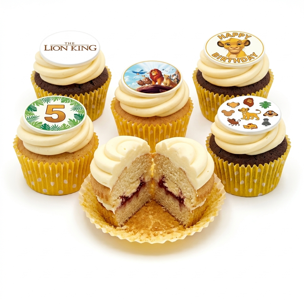 The Lion King Birthday Cupcakes