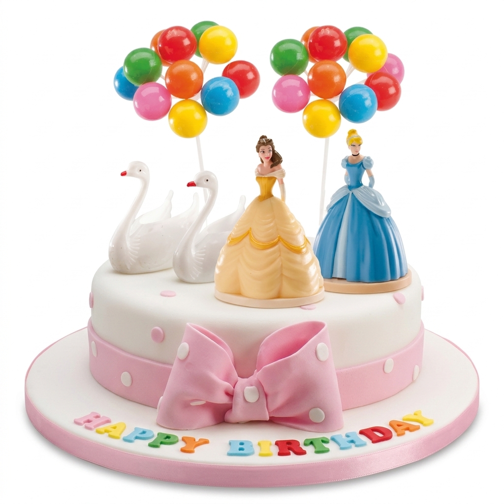 Princess Fairytale Birthday Cake for Girls