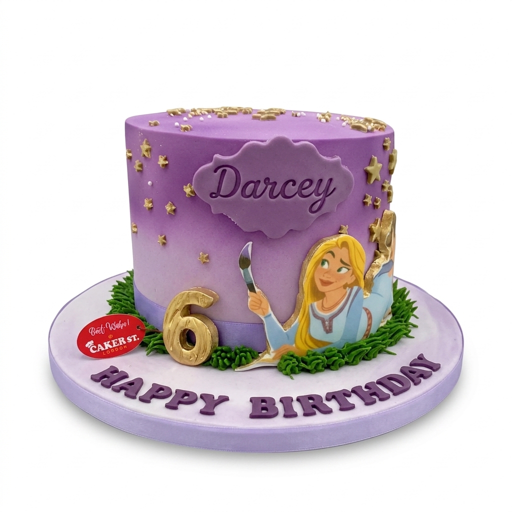 Disney Princess Rapunzel Birthday Cake