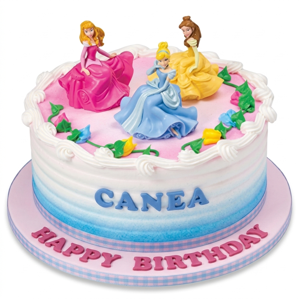 Disney Princess Birthday Cake for Girls
