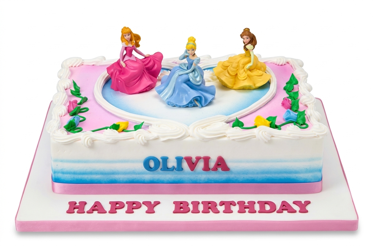 Disney Princess Birthday Cake for Girls