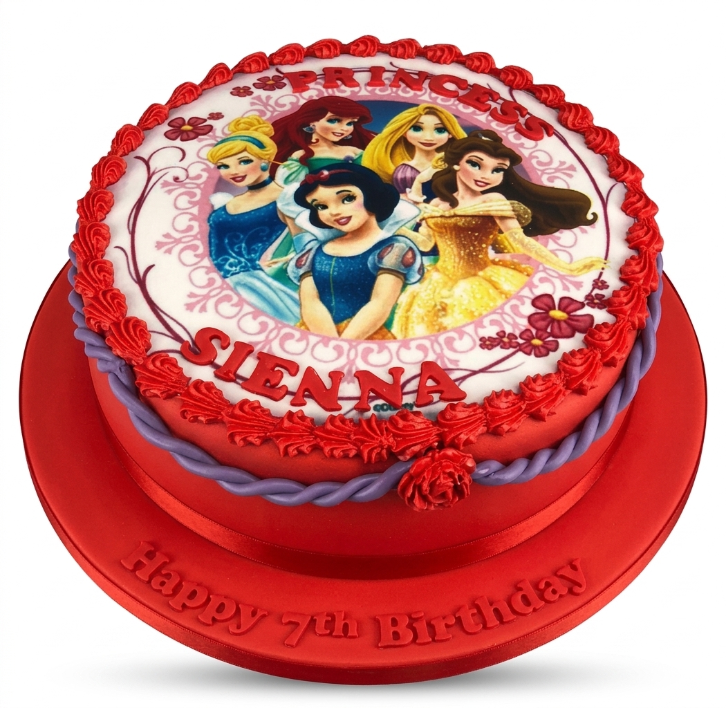 Disney Princess Birthday Cake
