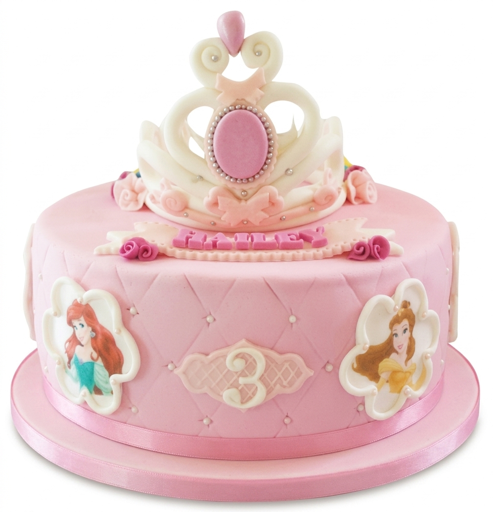 Disney Princess Birthday Cake for Girls