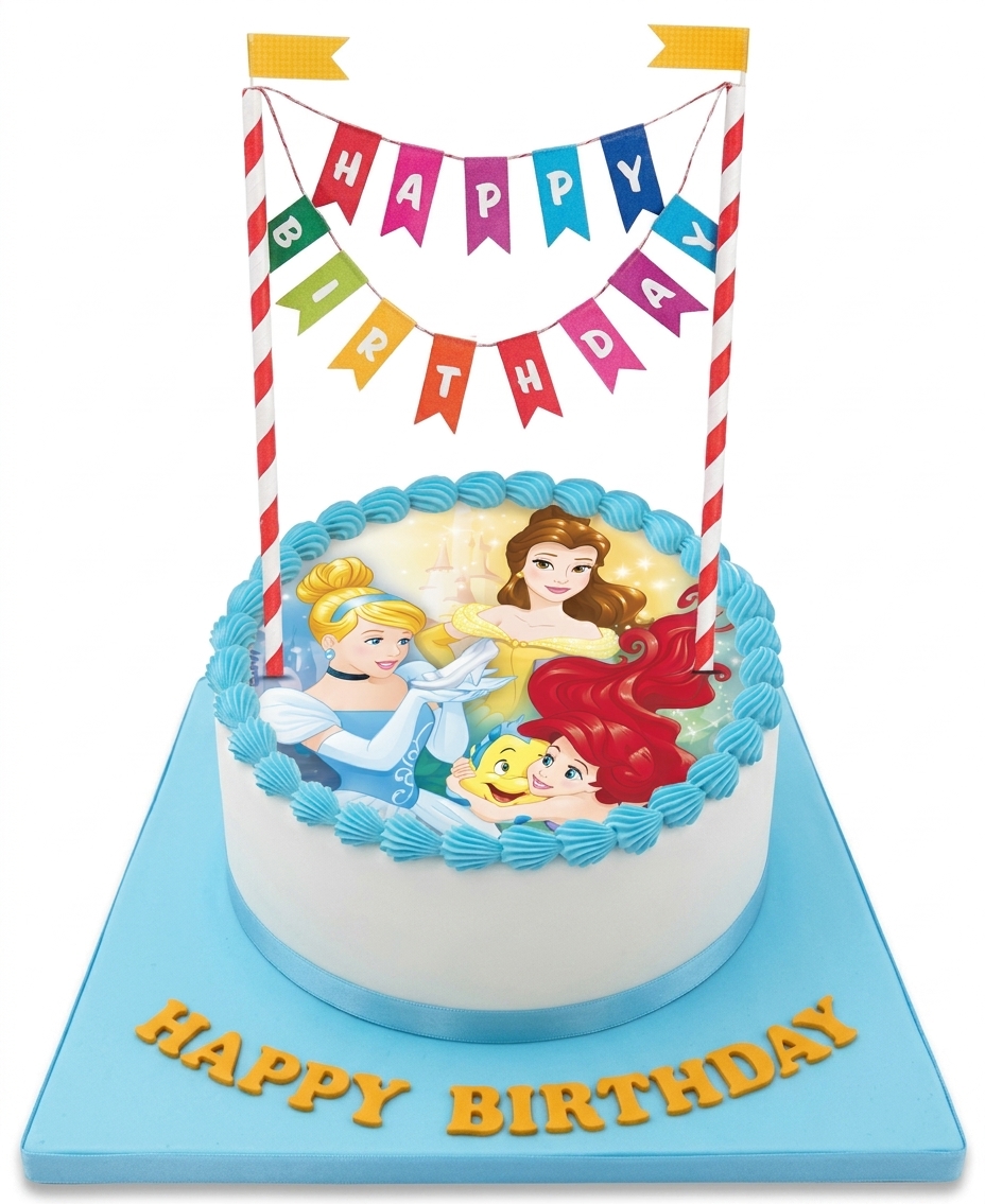 Disney Princess Birthday Cake for Girls