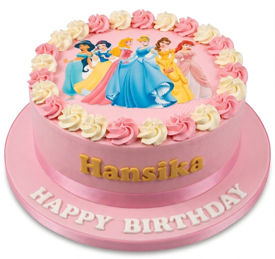 Disney Princess Birthday Cake