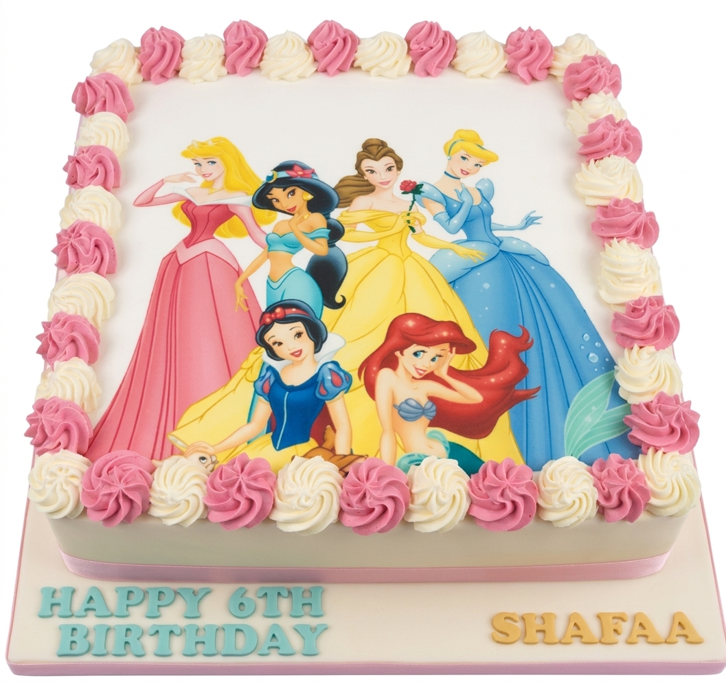 Disney Princess Birthday Cake