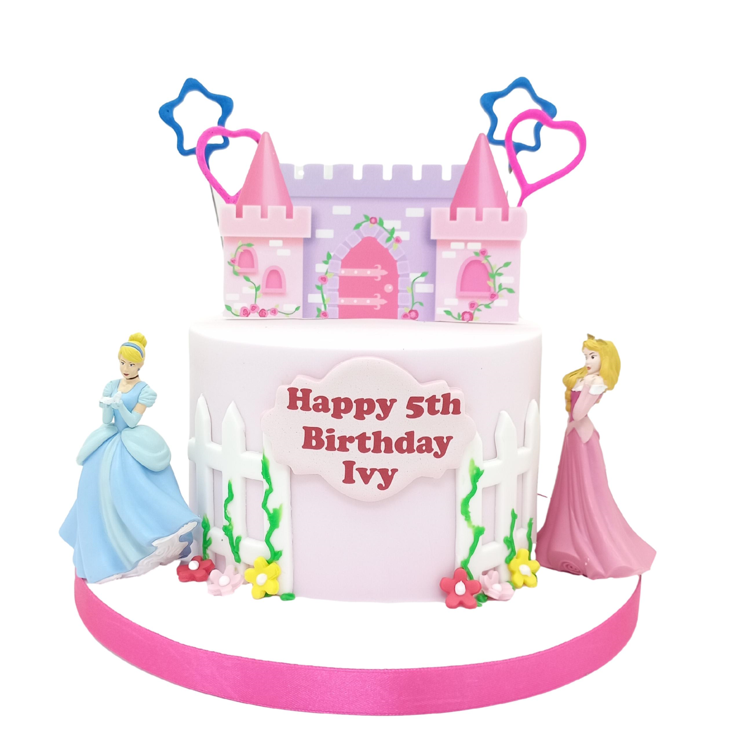 Disney Princess Themed  Cake