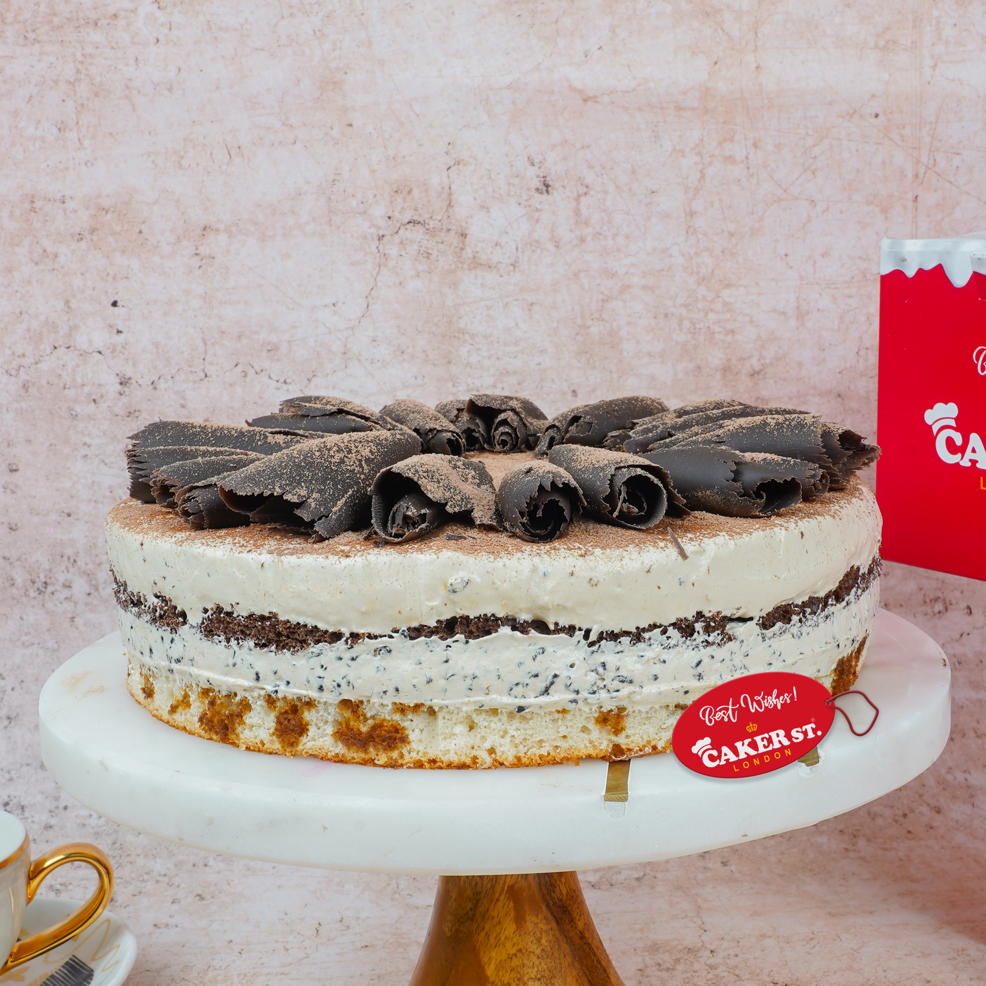 Divine Tiramisu Layers Cake 