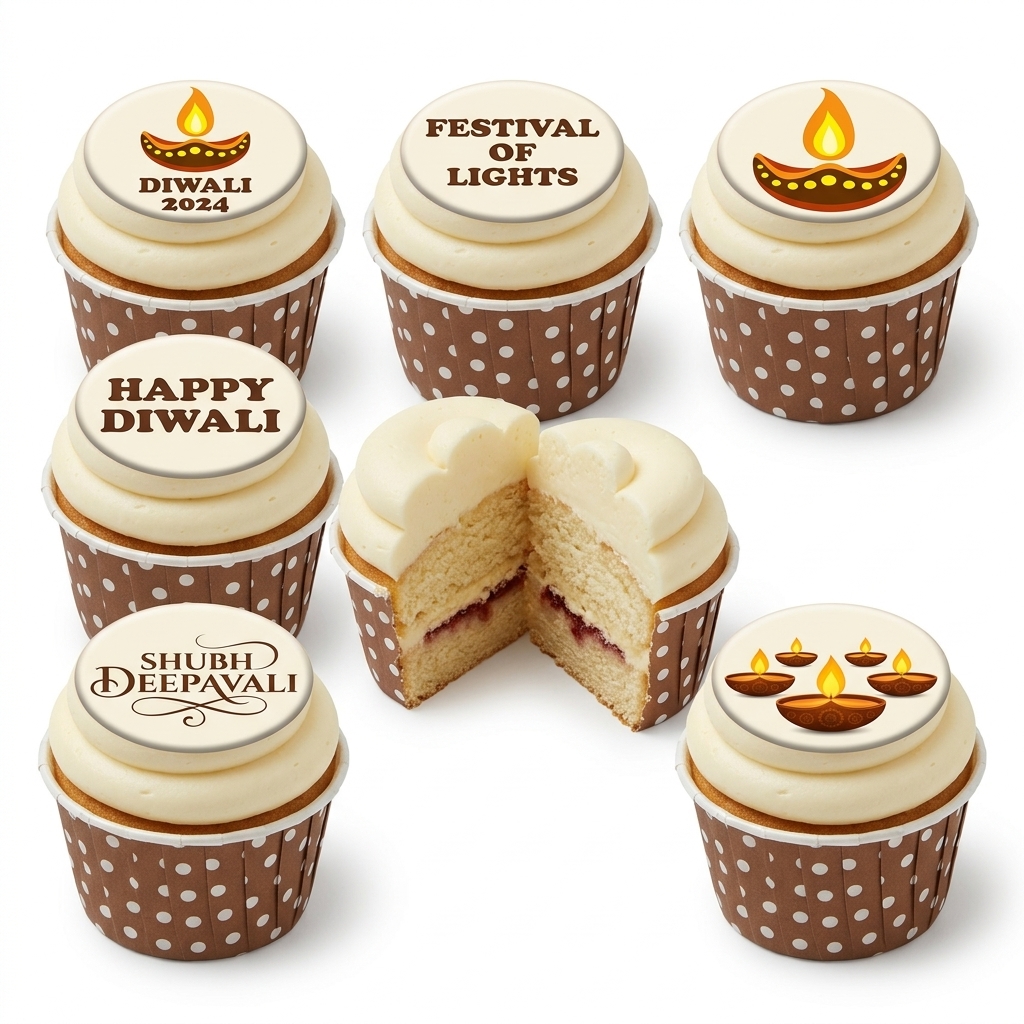 Diwali Celebration Cupcakes