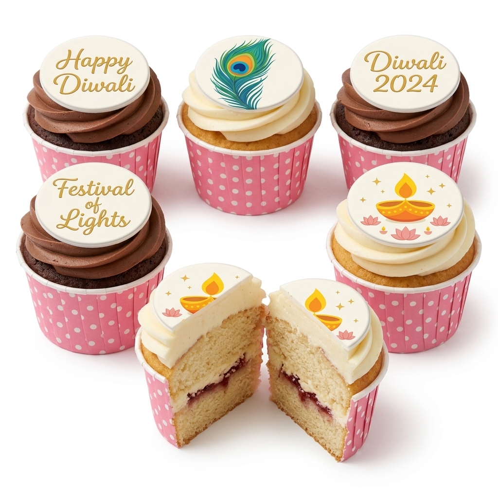 Diwali Celebration Cupcakes