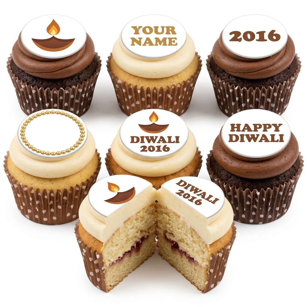 Diwali Celebration Cupcakes