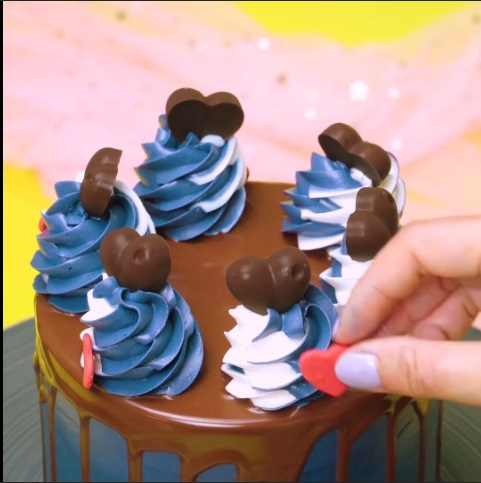  The Choco Blue Concoction - DIY Cake