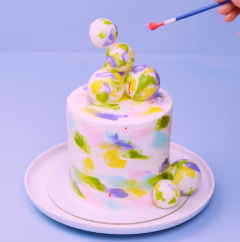  The Colour Palette Surprise - DIY Cake