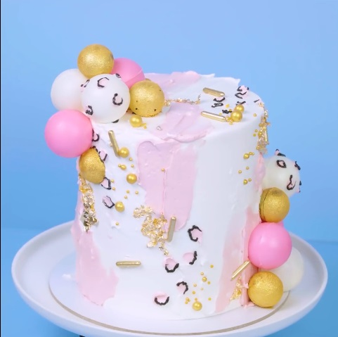  The Pink Ball Wonder  - DIY Cake