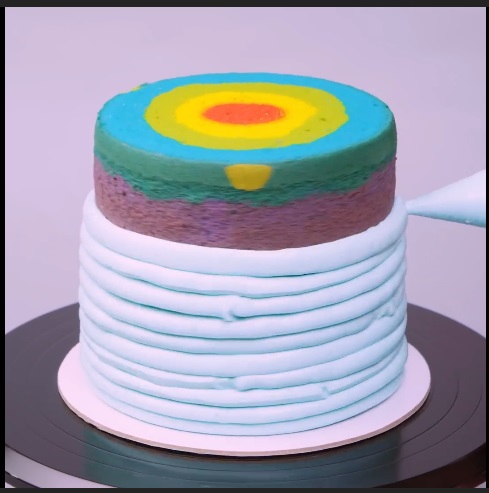 The Rainbow Mood - DIY Cake