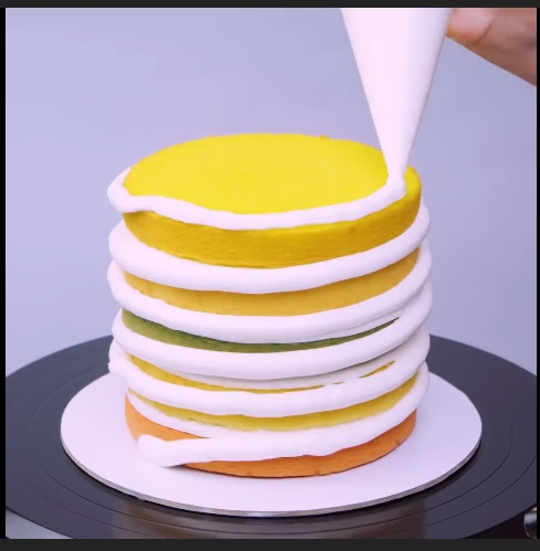 The Mellow Ombré Delight - DIY Cake