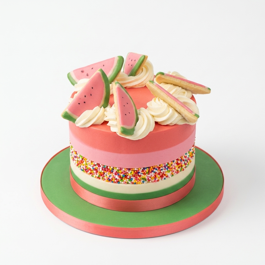 Watermelon Birthday Cake