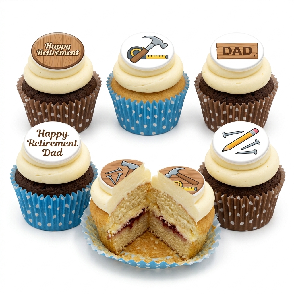 DIY Retirement Cupcakes