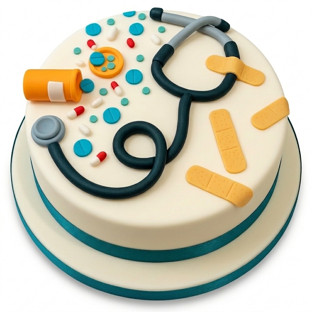 Doctor Birthday Cake | Medical Theme Celebration
