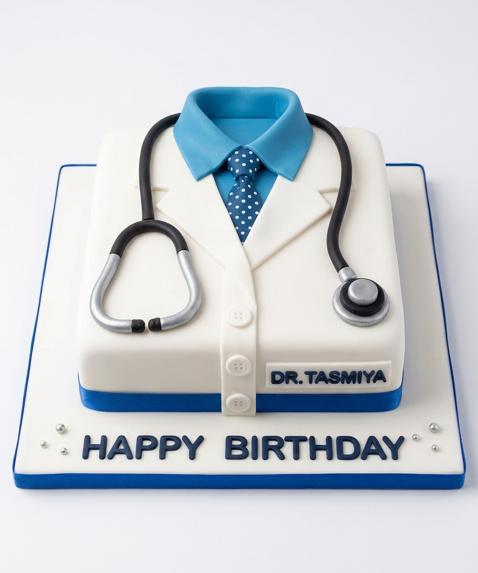 Doctor's Coat Birthday Cake