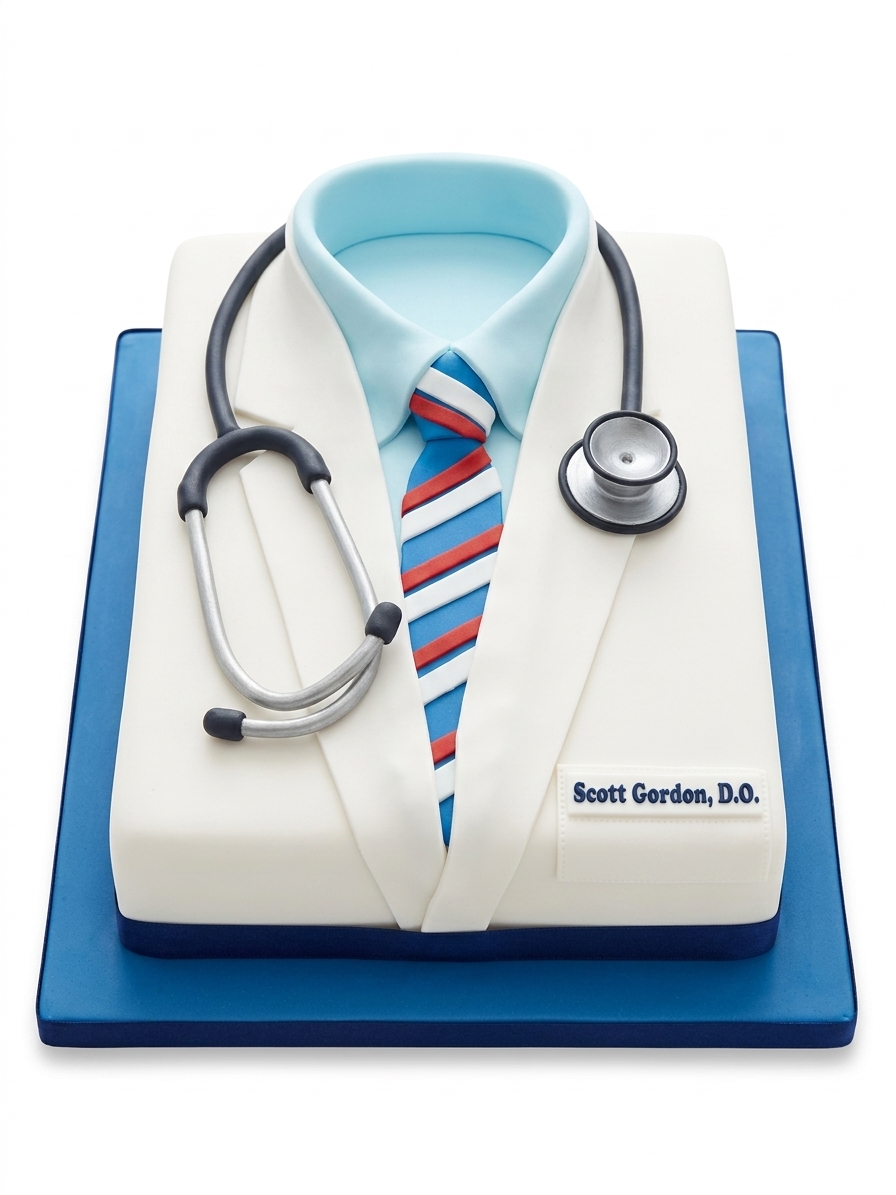 Doctor's Coat Birthday Cake